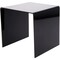 Plymor Black Acrylic Square Display Riser, 6" H x 6" W x 6" D (1/8" thick)
